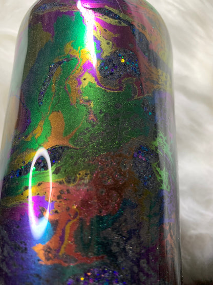 30oz Skinny Tumbler with Oil Slick