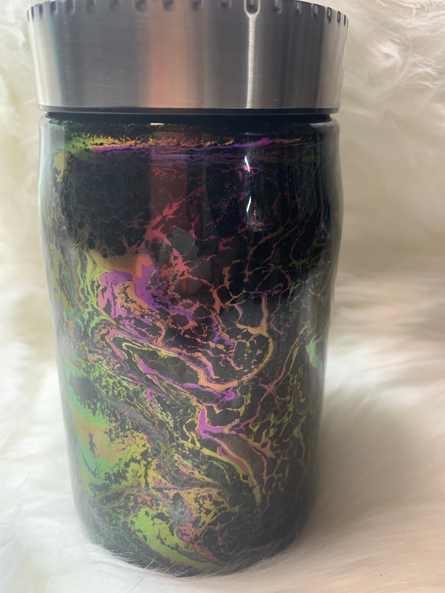 17 oz Hogg Mason Jar with chrome inks