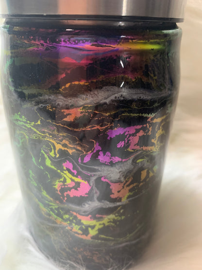 17 oz Hogg Mason Jar with chrome inks