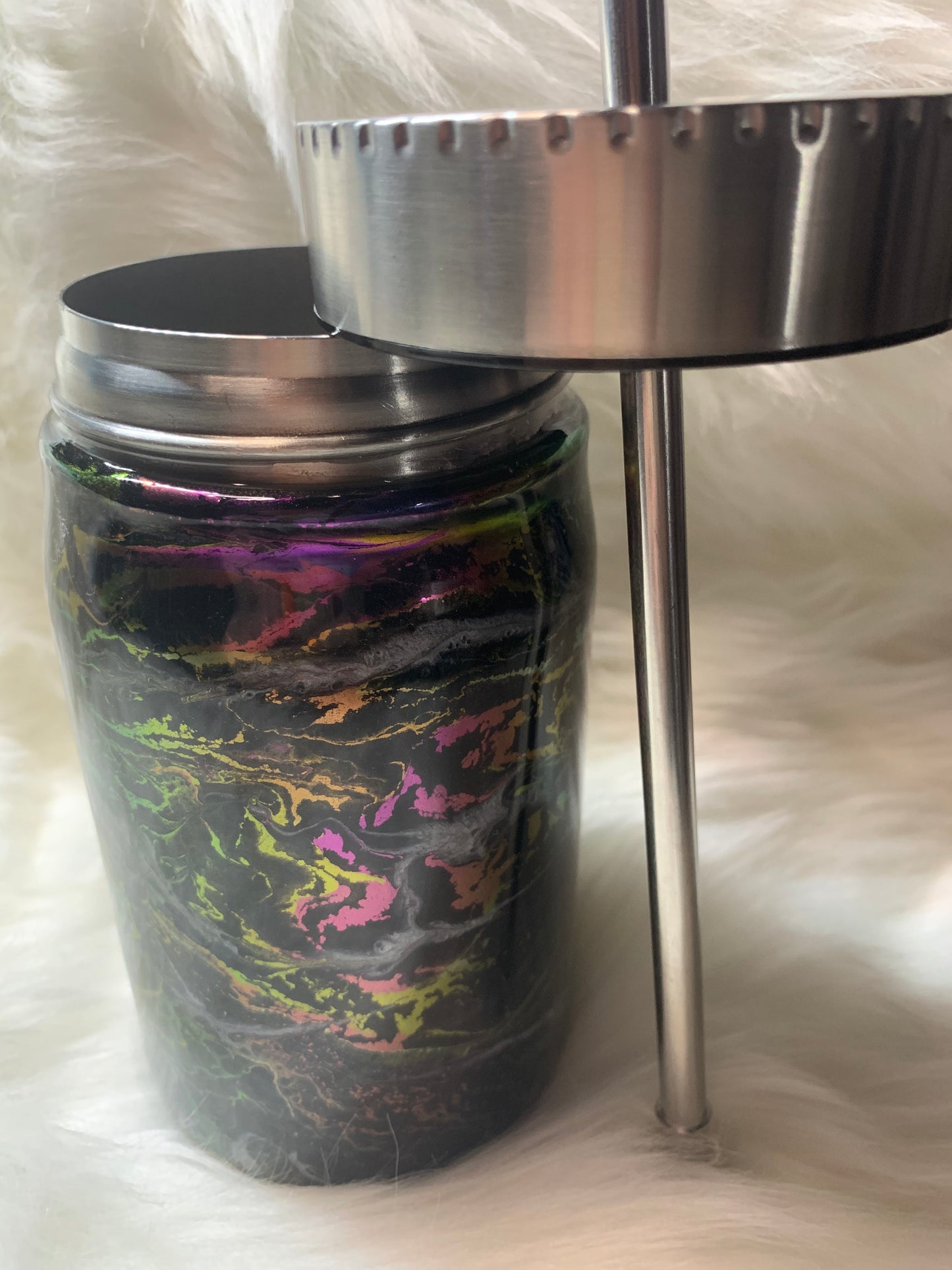 17 oz Hogg Mason Jar with chrome inks