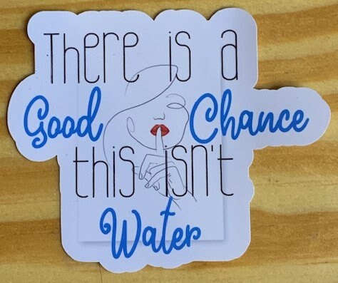 Waterproof Vinyl Sticker - Sassy Sticker - Gift Idea - SHHH Sticker - Bad A Sticker - Water Bottle Sticker - PC Sticker - Funny Sticker