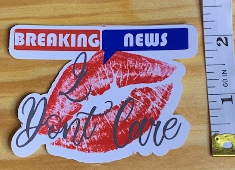 Waterproof Vinyl Sticker - Sassy Sticker - Gift Idea - Lips Sticker - Bad A Sticker - Waterbottle Sticker - PC Sticker - Funny Sticker